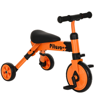 Трехколесный велосипед 2в1 Букашка Pituso AS003 Orange/Оранжевый