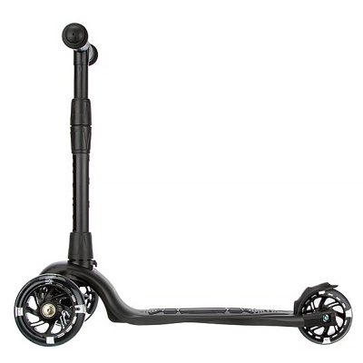 Самокат трехколесный складной светящиеся колеса Slider Stile1BK 2