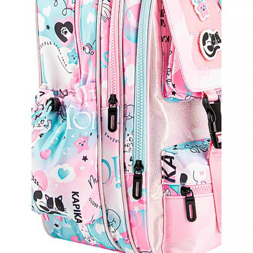 Рюкзак школьный для девочки Kapika BG03-80 розовый фото 6