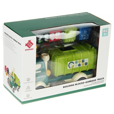 Машина инерционная Мусоровоз свет звук пар Veld Co 136177