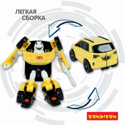 Трансформер 2в1 робот джип Bondibon BB6549 3
