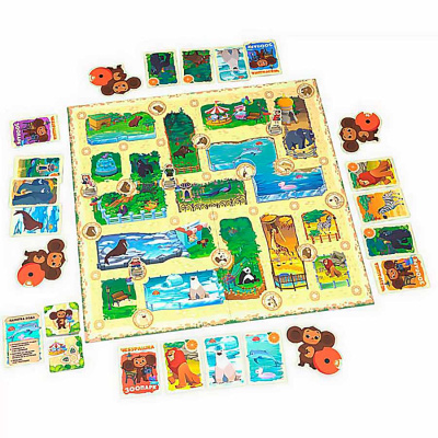 Настольная игра Чебурашка Зоопарк Hobby World 952105 4