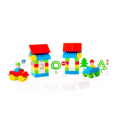 Конструктор Строитель 363 элемента Полесье 36148 2