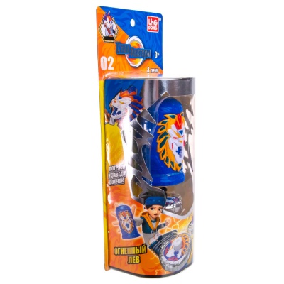 Волчок Спинфайтеры с пусковым механизмом Огненный Лев Gulliver Toys TL0902 4