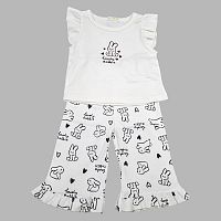 Комплект Lovely Rabbit Футболка и штанишки Чуди Кидс 376125-13К молочный