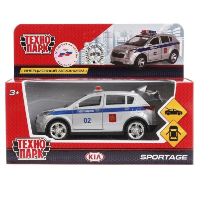 Металлическая машинка Kia Sportage Полиция Технопарк SPORTAGE-POLICE