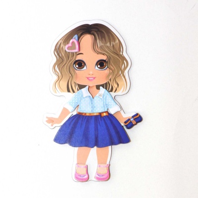 Игра магнитная Одевашки Модная девчонка Ксюша Десятое Королевство 04094 2