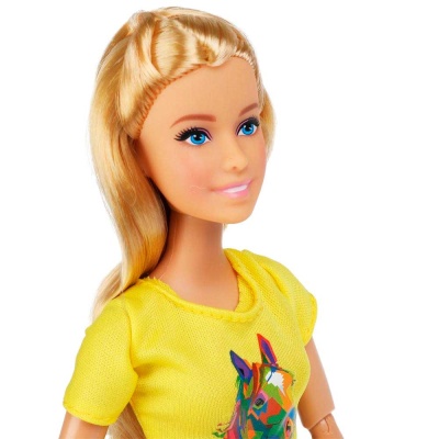 Кукла София в желтой футболке Карапуз 6001PET-P1-S-BB