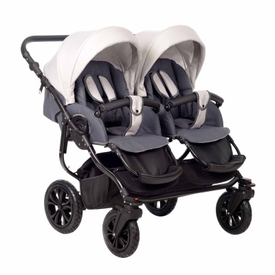 Коляска для двойни Charlotte Sity Duo Indigo