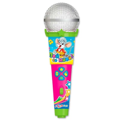 Микрофон Пой со мной Любимые песенки малышей Азбукварик
