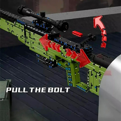 Конструктор Снайперская винтовка AWM 1532 детали T2033TGL 4