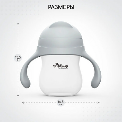 Поильник непроливайка с трубочкой Miyoumi P0003/223 5