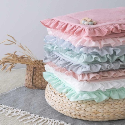 Одеяло-конверт на выписку Муслин №1 KiDi ОКнВ (Мс1-лето), пудра-2