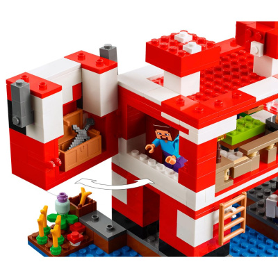 Конструктор Lego Minecraft 21270 Грибной дом 02