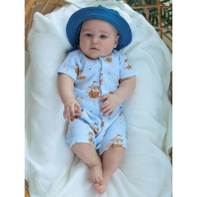 Песочник Мишка с зайкой на кораблике Little Star 4741 03