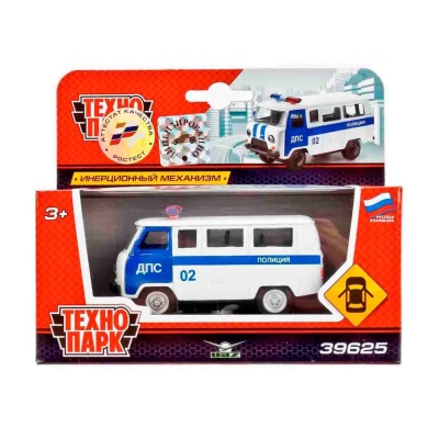 Игрушка УАЗ 39625 Полиция ДПС Технопарк X600-H09021-R  1