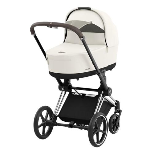 Коляска 2 в 1 Cybex Priam IV Chrome Brown Off White