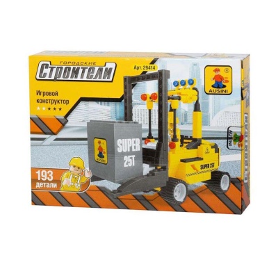 Конструктор Строители Вилочный погрузчик Ausini 29414 1