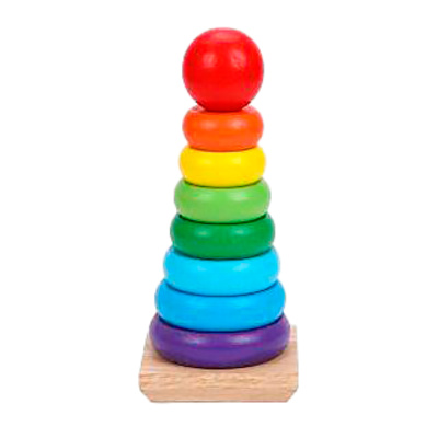 Пирамидка Радуга 20 см Mapacha 76773 2