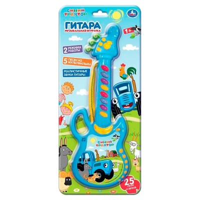 Музыкальная игрушка Синий трактор Гитара Умка ZY1044348-R