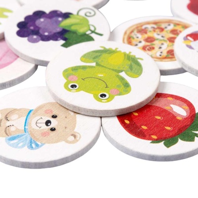 Лото с деревянными фишками Для детей Baby Toys Десятое Королевство 04926