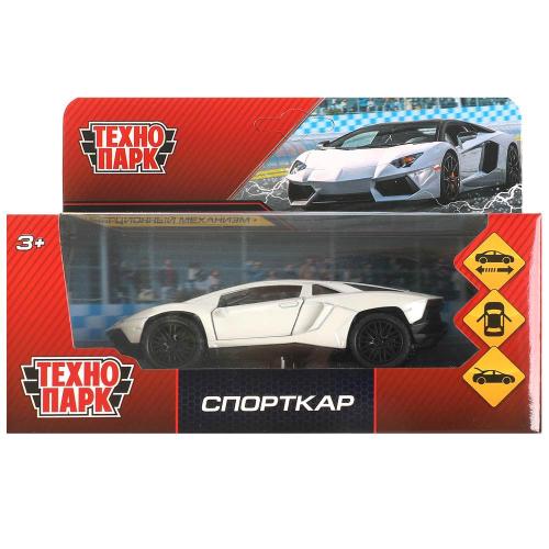 Машина металлическая инерционная Спорткар 12 см Технопарк 2210C0139-R1 (240) фото 4