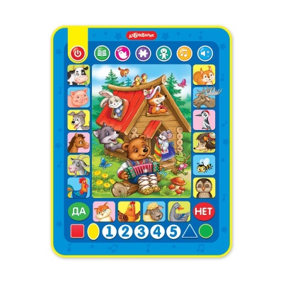 Развивающая игрушка Планшетик Умная сказочка Азбукварик 1933 01