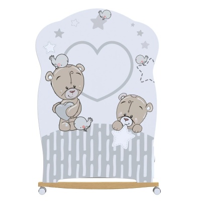 Кровать детская колесо-качалка ВДК Forever friеnds белый