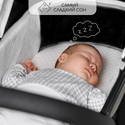 Коляска 2 в 1 Amarobaby Motus чёрный фото 25