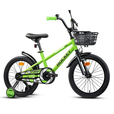 Велосипед двухколёсный 18 Rocket First 18.FIRST.GN.26 зелёный 02