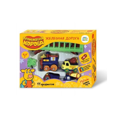 Набор Железная дорога Оранжевая корова Играем Вместе B199134-R3