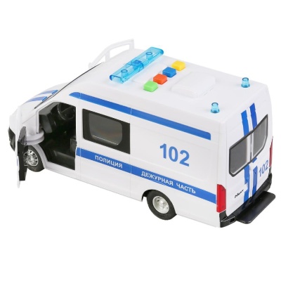 Машина Газель полиция Next Технопарк NEXTVAN-22PLPOL-WH 2