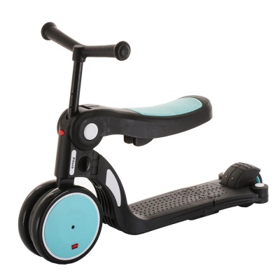 Трёхколёсный самокат Pituso HD-200-Blue голубой 04