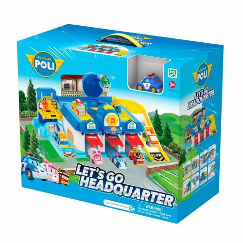 Игровой набор Штаб квартира Robocar Poli Silverlit MRT-664 фото 4