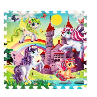 Коврик-пазл единороги 8 сегментов Играем Вместе FS-UC 4