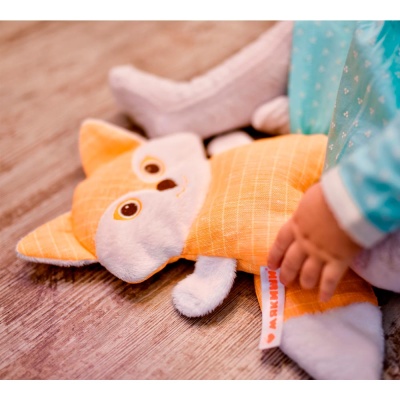 Игрушка грелка с вишневыми косточками Доктор Мякиш Лиса Мякиши 352 3