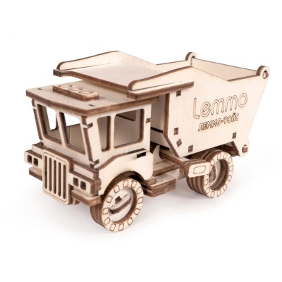 Конструктор деревянный Самосвал Сэм 43 детали Lemmo 0062 3