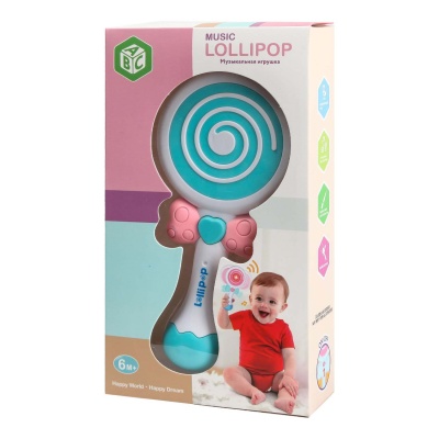 Игрушка погремушка Карамелька Huanger HE0509