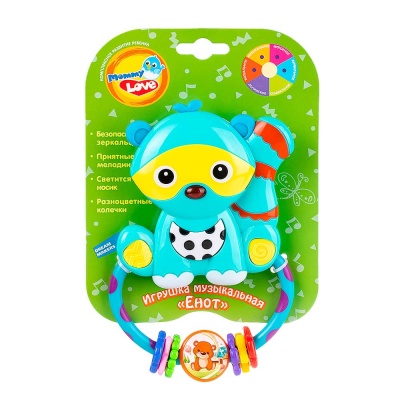 Развивающая музыкальная игрушка Енот Mommy Love 0694