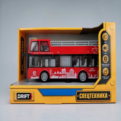 Автобус двухэтажный инерционный свет звук Veld Co 118485 5