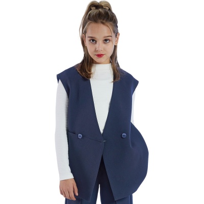 Жилет школьный Deloras 63768VC синий 02