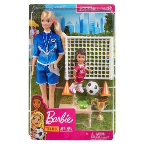 Игровой набор BarbieФутбольный тренер Mattel GLM47 фото 2