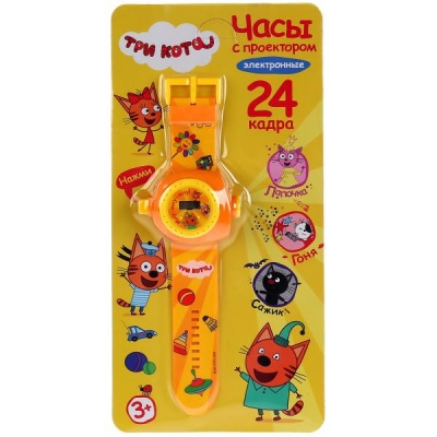 Детские часы с проектором Три Кота Умка B1266129-R19