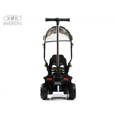 Детский электромобиль RiverToys G003GG зелёный