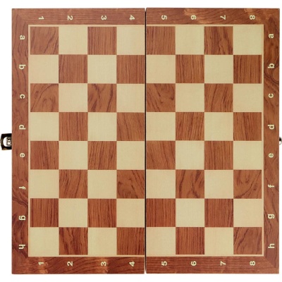 Шахматы деревянные на магните Рыжий кот И-0139