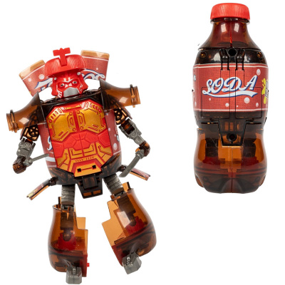 Трансформер 2 в 1 Bondibot бутылка-робот Самурай Bondibon ВВ6541 2