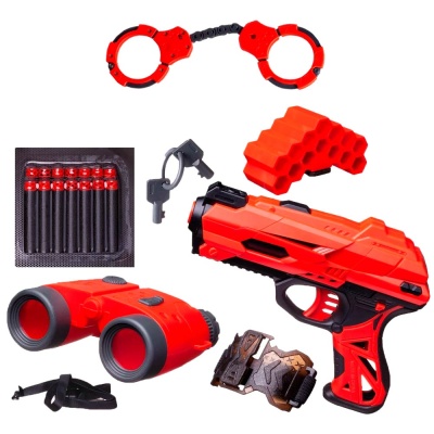 Бластер с мягкими снарядами 14 шт Abtoys DQ-3292/FJ013 2