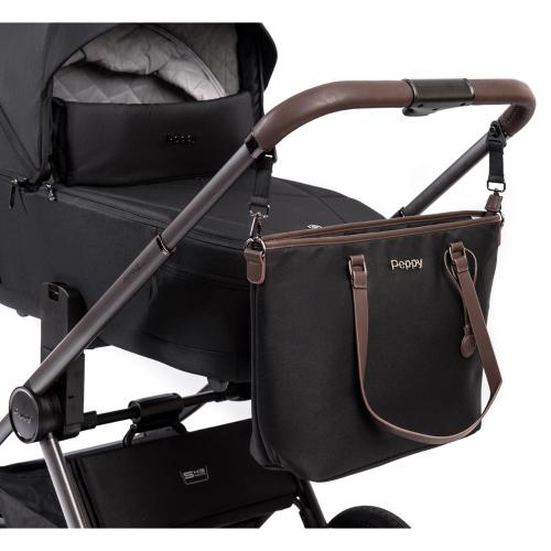 Коляска 2 в 1 Peppy Monaco Thermo Black чёрный фото 7
