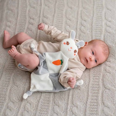 Мягкая игрушка комфортер Кролик с морковкой Uviton 611 4