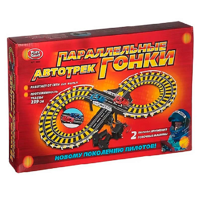 Автотрек Параллельные гонки 0809 Play Smart 144-06057AH 3